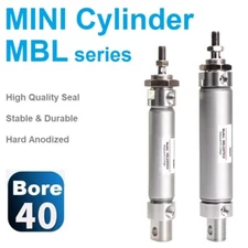 MBL Mini Aluminum Alloy Double Acting Pneumatic Air Cylinder Bore40 Stroke25-500