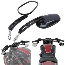 Motorcycle Edge Cut Rear View Mirror Fit For Harley V-rod Night Rod Street Black Motorcycle Edge Cut Rear View Mirror Fit For Harley V-rod Night Rod Street Black