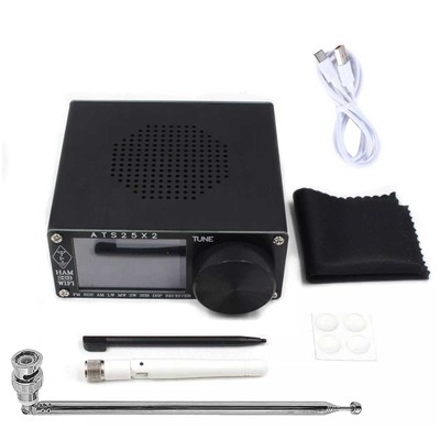 1Pc ATS25X2 WIFI Radio Receiver FM RDS AM LW MW SW SSB DSP All Band Receiver