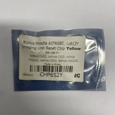 Imaging Unit Reset Chip For Konica Minolta IU612Y Yellow Bizhub c452/c552