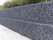 20m Gabionenwand 2m hoch Stützwand Schwergewichtswand Gabionen Hangbefestigung ✔