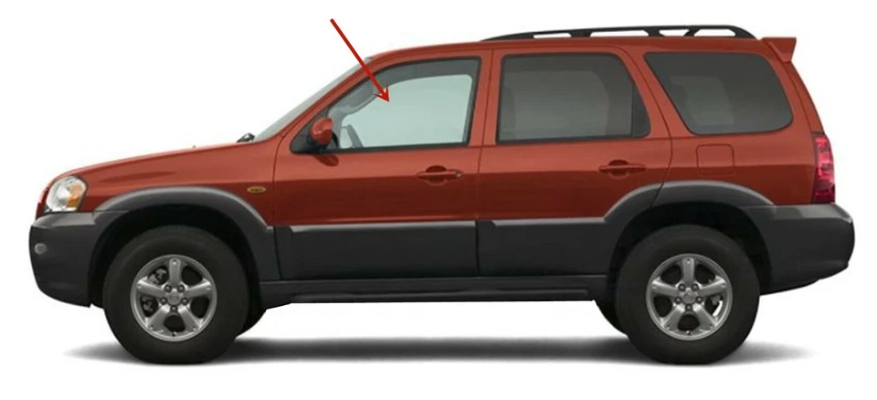 Se adapta a Mazda Tribute 2001-2006 SUV lado del conductor puerta delantera izquierda ventana vidrio Foto 2 de 4