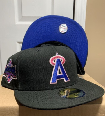 Exclusive New ERA LOS ANGELES ANGELS CALIFORNIA Fitted Hat MLB Club Size 7 1/2
