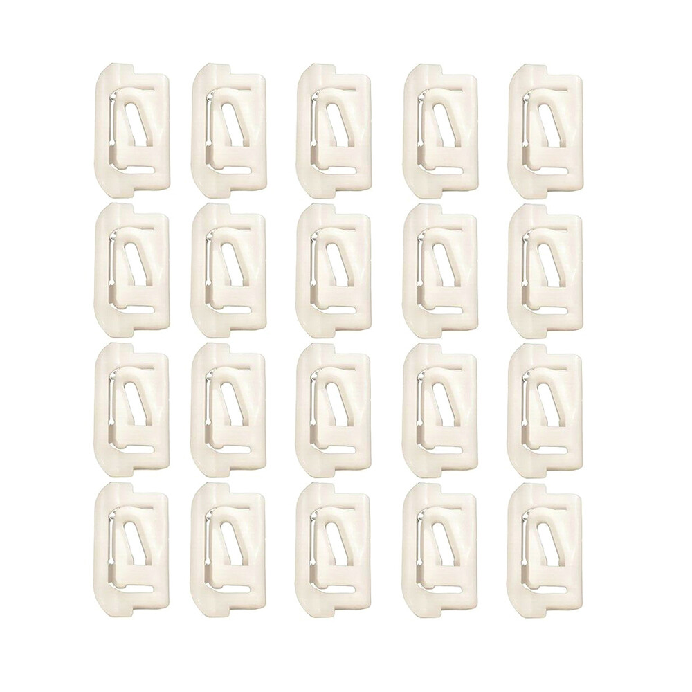 100-Piece Windshield & Rear Window Trim Molding Clip Retainer Kit – For AMC & GM G-Body – Replaces Auveco A11152, A12135
