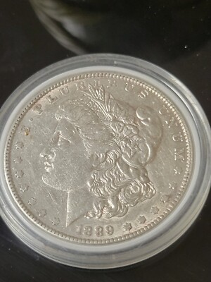 1889-P  MORGAN SILVER DOLLAR