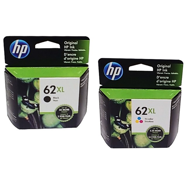 HP C2P05AN 62XL High Yield Ink Cartridge - Black Noir for sale online | eBay