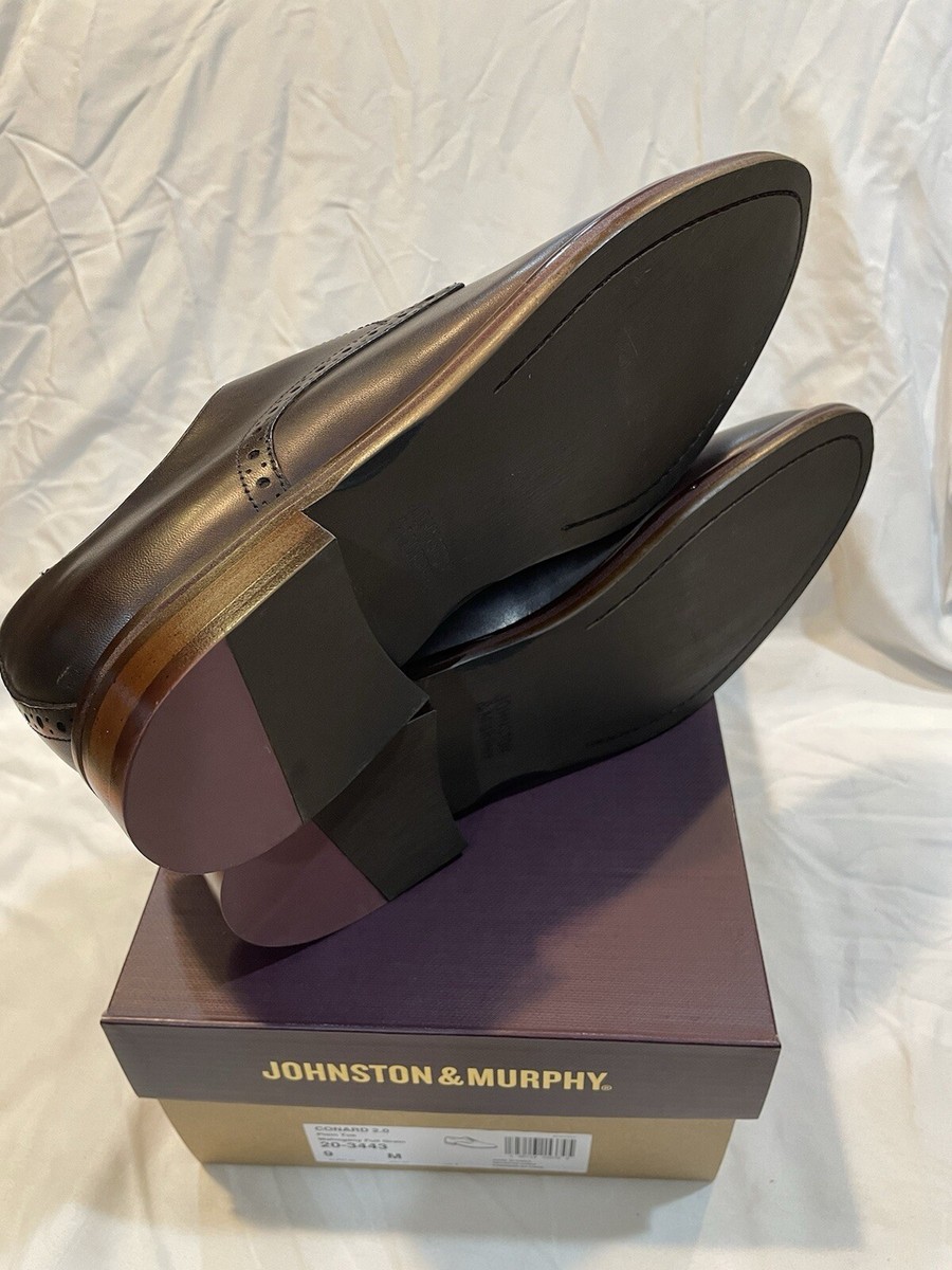 Johnston Murphy Conard Plain Toe Men's Oxford, Size M