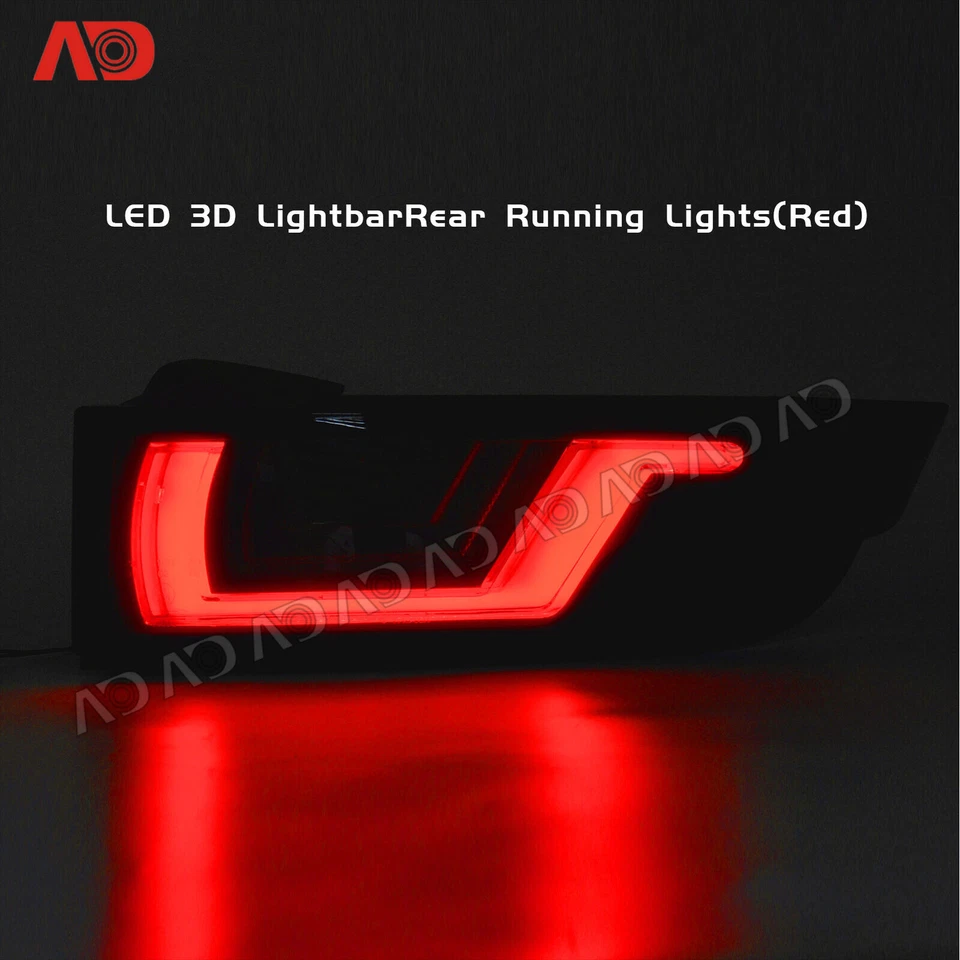 For 2012-2018 Range Rover Evoque Smoked LED Rear Tail Lamp Brake Light Assy 4IN1 - Image 3 of 4