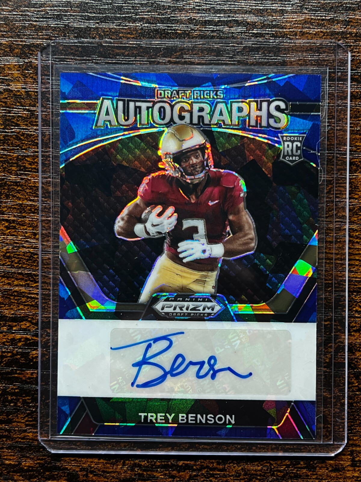 2024 Panini Prizm Draft Picks Autographs Trey Benson Auto  25/75 SP