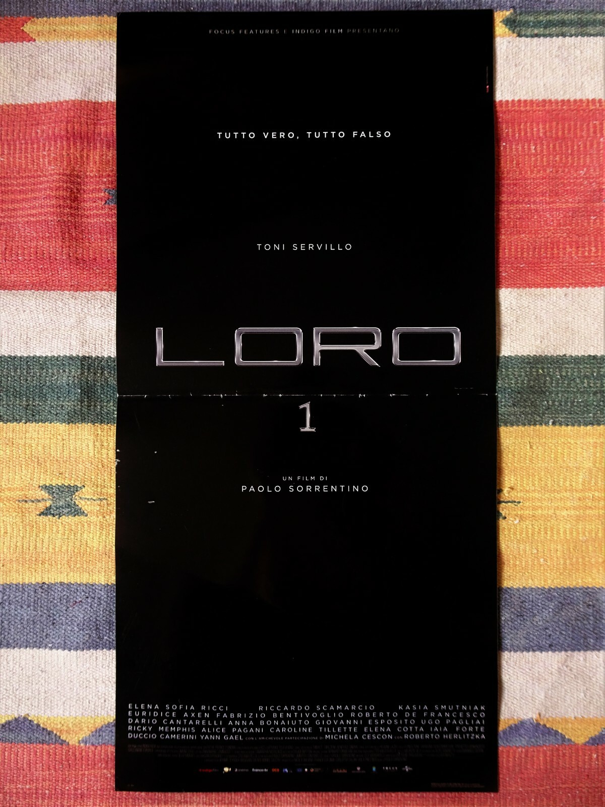 Locandina originale film Loro (2019) - Regia di Paolo Sorrentino
