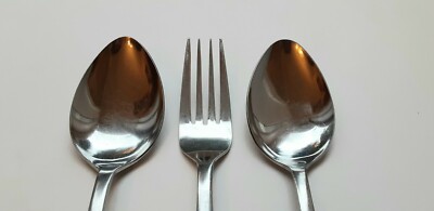 Couverts Montgomery Ward MWD3 Tulips - 1 Fourchette + 2 Cuillères Soupe