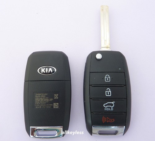OEM 2016-2020 KIA SPORTAGE flip keyless entry remote key fob TQ8-RKE-4F27