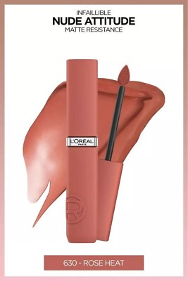 L'Oréal Paris Liquid Lipstick Intense Colour Longwear Matte Formula Smudge-free