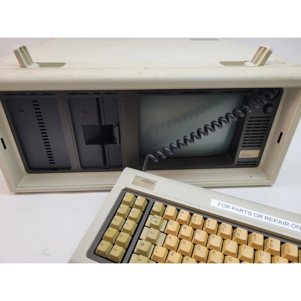 Computadora personal portátil Compaq PLUS de colección - solo para piezas/reparación Foto 3 de 4