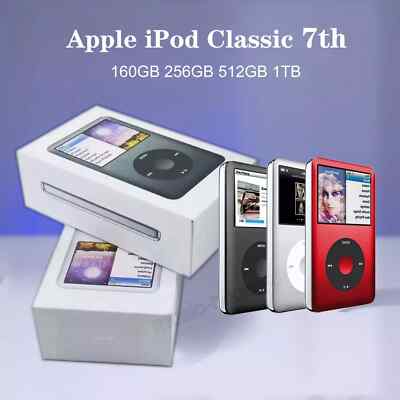 NEW Apple iPod Classic 7th Generation 160GB 256GB 512GB 1TB 2TB NEW Apple iPod Classic 7th Generation 160GB 256GB 512GB 1TB 2TB