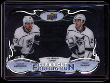 2022 Upper Deck Series 1 Clear Cut Foundation Viktor Arvidsson Phillip Danault