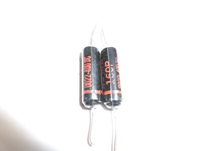 2 NOS Sprague Black Beauty Capacitors – .0033 Uf 400v, 160P Tone Caps, Vintage USA Made 5 thumbnail image