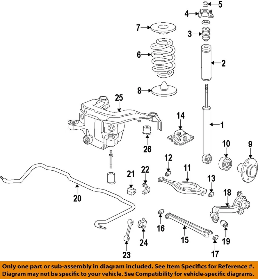 Used Rear Suspension Stabilizer Bar fits: 2000 Bmw 323I Rear 18mm Rear Grade A Foto 3 de 4