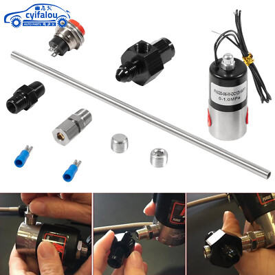 4AN Line Purge Valve Kit Releases Trapped Nitrous In Feed Lines 16030NOS