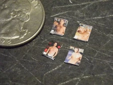Dollhouse Miniature Magazines FOR HER 1:48 1/4 Quarter scale A13 Dollys Gallery