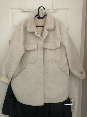 tesco cream coat
