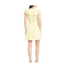 New XS GB yellow wrap dress