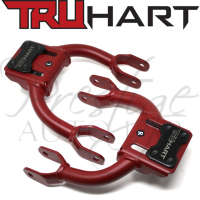 TruHart Front Adjustable Upper Camber Control Arms for Integra 94-01 DC2 EG RED