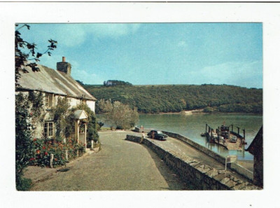 CORNWALL POSTKARTE VON J.A. Dixon No. 349 KING HARRY PASSAGE.