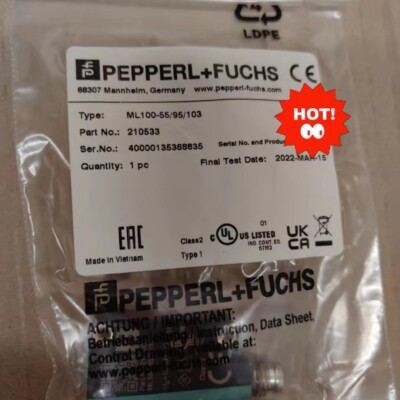 1PCS NEW For Pepperl + Fuchs 210533 Sensor ML100-55/95/103