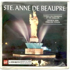 STE. ANNE DE BEAUPRE QUEBEC CANADA 3d View-Master 3 Reel Packet NEW SEALED
