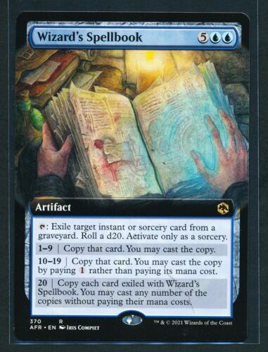 Wizard's Spellbook - Extended Art - Magic MTG 2021 Forgotten Realms - NM/M