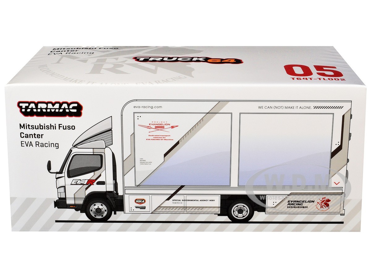 Mitsubishi Fuso Canter/GRヤリス EVA racing MITSUBISHI FUSO CANTER DISPLAY TRUCK RHD EVA 1/64 BY TARMAC WORKS
