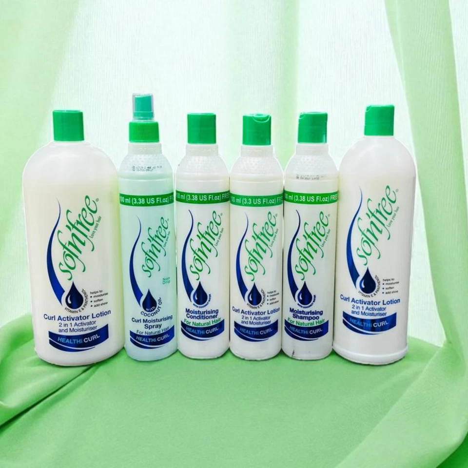 SOFN'FREE Sofn’Free Moisturising & Curl Care | Shampoo, Conditioner, Activator & Spray