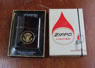 Vintage 1966 Lyndon B. Johnson Zippo Lighter Unused