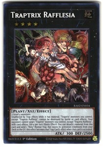 Traptrix Rafflesia RA02-EN034 Secret Rare 25th Anniversary Rarity Collection II