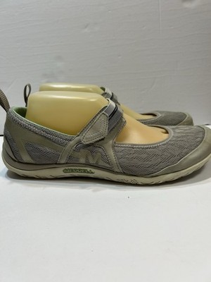 Merrell Mary Jane Ballerina Sneaker Women s 10 M Shoe Taupe Comfort Outdoors