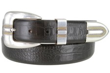 Wicklow Designer Genuine Full-Grain Cowhide Leather Dress Belt 1-3/8" 35mm Wide