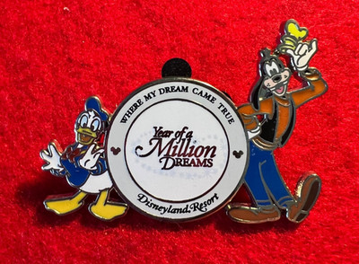 Disney Year of a Million Dreams Trading Pin Feat. Goofy and Donald