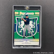 2024 Panini Crusade Alex Rodriguez Juggernauts Green #21 Seattle Mariners 4/5