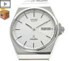 Vintage 1981 [NEAR MINT] SEIKO SilverWave 5933-7000 White Men Quartz Watch JAPAN