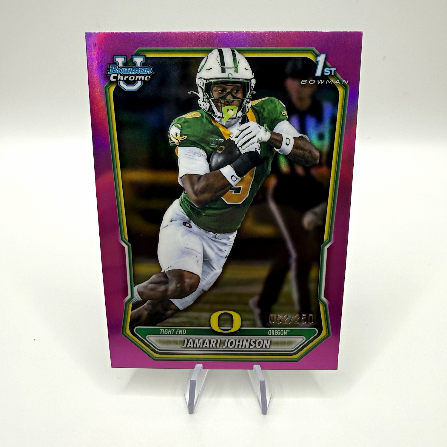 2026 Topps Bowman Jamari Johnson Bowman 1st Oregon Ducks Pink /250