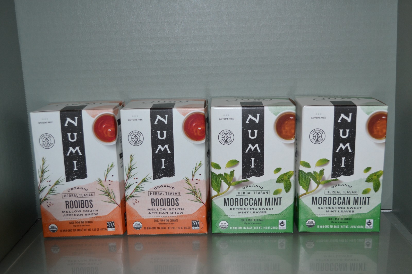 , 2 Flavors, 18 Tea Bags Each, Best Before 12/2027