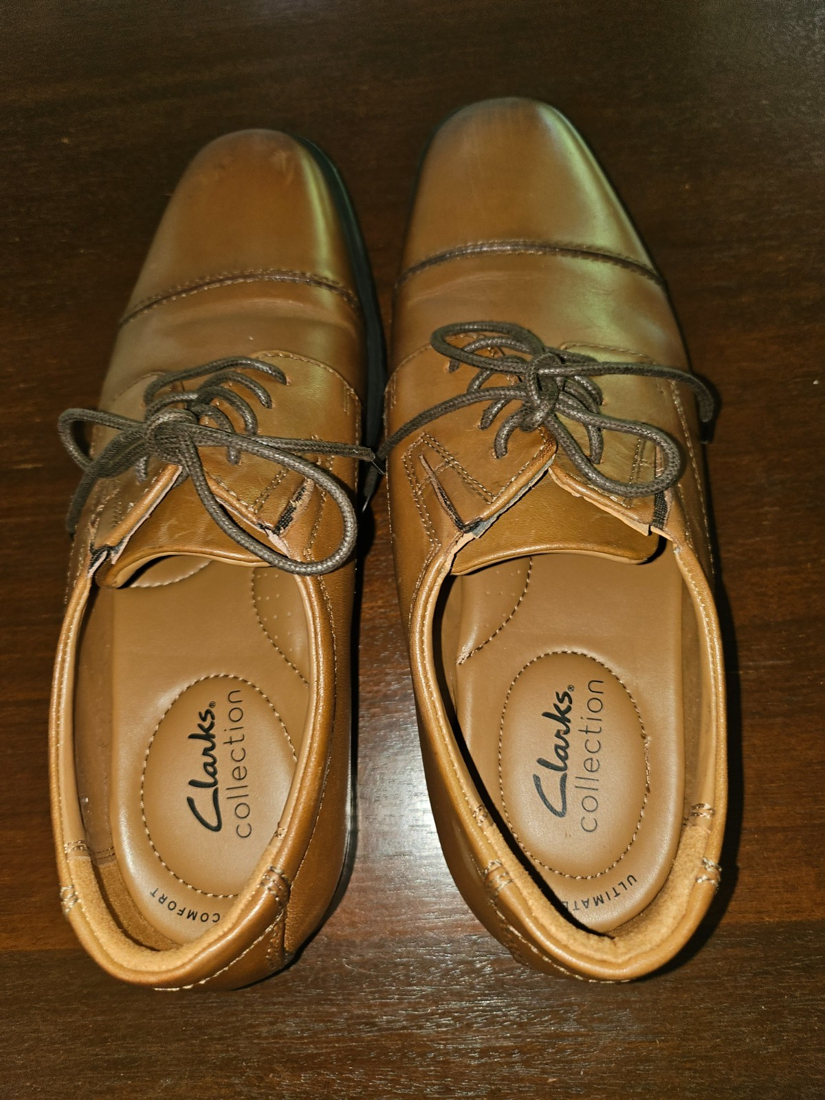 SAOLA Scarpa Clarks Collection Oxford Whiddon Extreme Comfort in pelle marrone taglia 7