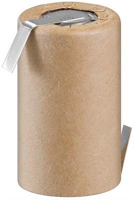 Goobay 72874 4/5 Sub-C, 2000 mAh, Lötfahne (Z), Flat-Top Papier 1Z - Nickel-Meta
