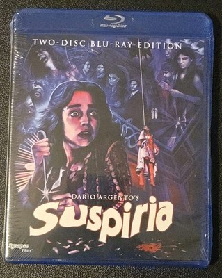 Suspiria 1977 Blu-ray 2-Disc Edition Dario Argento 4K Restoration Synapse Films