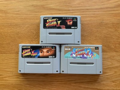 3X SPIELE! Super Street Fighter II, Turbo + II JPN Super Nintendo Famicom SNES