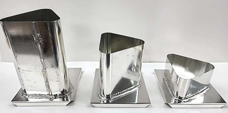 Triangle Pillar Mold (3 sizes available) 6 x 3.75 - 4 x 3.75 - 2 x 3.75 - Image 2 of 4