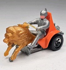 HotWheels Rrrumblers CENTURION Cabeza de León Motocicleta y Aleta Plateada Rider De Colección