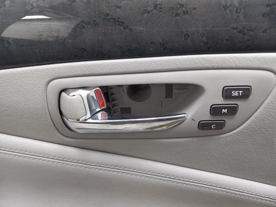 08 LEXUS LS460 REAR DRIVER LEFT DOOR PANEL WITH MEMORY GRY-LA10 Foto 4 de 4