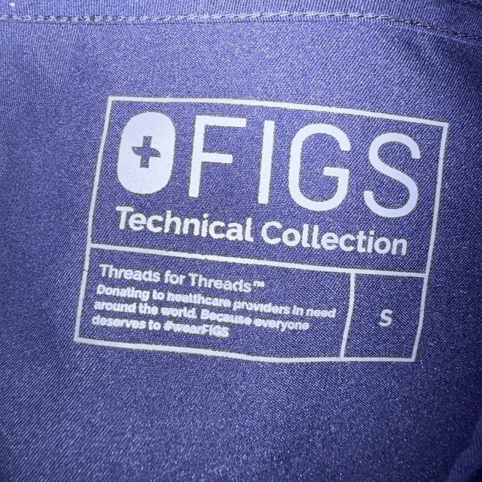 FIGS Technical Collection Scrub Set Small Navy Bl… - image 7